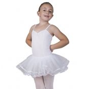 OLD STYLE Daisy White Ballet Tutu Dress REDUCED to Clear